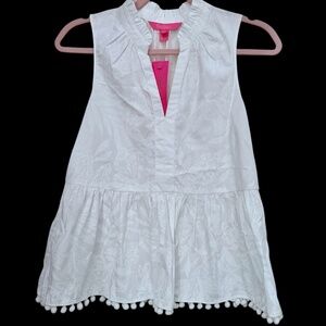 Lilly Pulitzer Novella Ruffle top (fits like a small) NWT